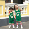 ชุดกีฬาเด็กโต ชุดบาสเด็ก คอวี BUCKS 34